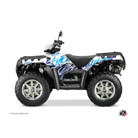 Karosszéria védő dekor matrica készlet Quad POLARIS Eraser Kék Széria