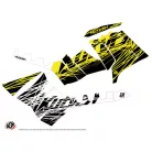 Karosszéria védő dekor matrica készlet Quad POLARIS Eraser fluo Sárga Széria