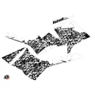 Karosszéria védő dekor matrica készlet Quad POLARIS Predator Fehér Széria