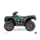 Karosszéria védő dekor matrica készlet Quad POLARIS Camo Zöld Széria