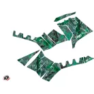 Karosszéria védő dekor matrica készlet Quad POLARIS Camo Zöld Széria