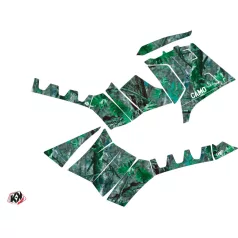   Karosszéria védő dekor matrica készlet Quad POLARIS Camo Zöld Széria