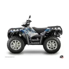 Karosszéria védő dekor matrica készlet Quad POLARIS 60th anniversary v2 polaris Szürke/Kék Széria