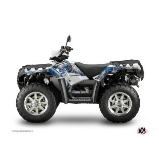   Karosszéria védő dekor matrica készlet Quad POLARIS 60th anniversary v2 polaris Szürke/Kék Széria