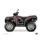 Karosszéria védő dekor matrica készlet Quad POLARIS 60th anniversary v2 polaris Fekete/Piros Széria