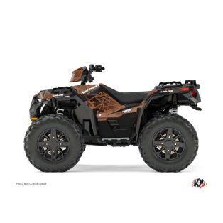   Karosszéria védő dekor matrica készlet Quad POLARIS Spin Gesztenye Széria