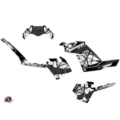   Karosszéria védő dekor matrica készlet Quad POLARIS Spin Szürke Széria