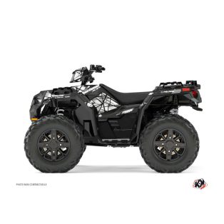   Karosszéria védő dekor matrica készlet Quad POLARIS Spin Szürke Széria