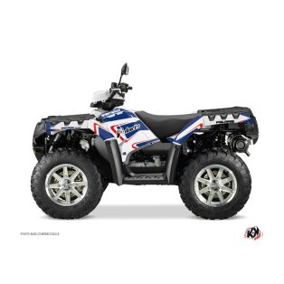   Karosszéria védő dekor matrica készlet Quad POLARIS Vintage polaris Kék Széria