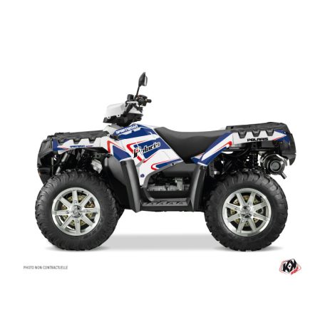 Karosszéria védő dekor matrica készlet Quad POLARIS Vintage polaris Kék Széria