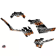   Karosszéria védő dekor matrica készlet Quad POLARIS Lifter Narancs Széria