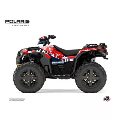   Karosszéria védő dekor matrica készlet Quad POLARIS Stun Fehér Széria