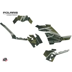   Karosszéria védő dekor matrica készlet Quad POLARIS Stun Zöld Széria