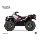 Karosszéria védő dekor matrica készlet Quad POLARIS Epik Fehér Széria
