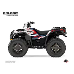   Karosszéria védő dekor matrica készlet Quad POLARIS Epik Fehér Széria