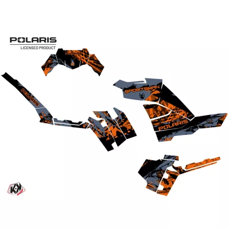 Karosszéria védő dekor matrica készlet Quad POLARIS Chaser Kék Széria