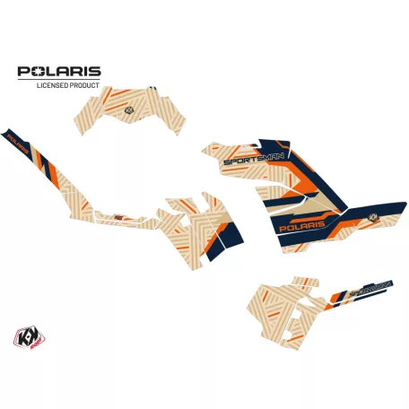 Karosszéria védő dekor matrica készlet Quad POLARIS Epik Homokszínű Széria