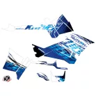 Karosszéria védő dekor matrica készlet Quad POLARIS Eraser Kék Széria