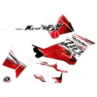 Karosszéria védő dekor matrica készlet Quad POLARIS Eraser Piros/Fehér Széria