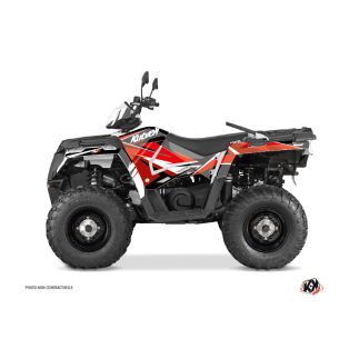   Karosszéria védő dekor matrica készlet Quad POLARIS Stage Piros Széria