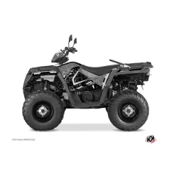   Karosszéria védő dekor matrica készlet Quad POLARIS Zombies dark Fekete Széria