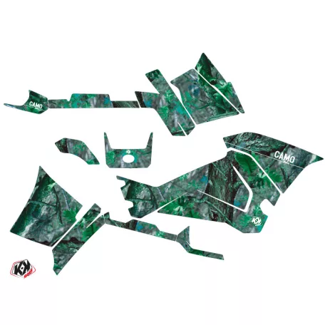 Karosszéria védő dekor matrica készlet Quad POLARIS Camo Zöld Széria