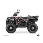 Karosszéria védő dekor matrica készlet Quad POLARIS Action Piros Széria
