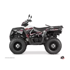   Karosszéria védő dekor matrica készlet Quad POLARIS Action Piros Széria