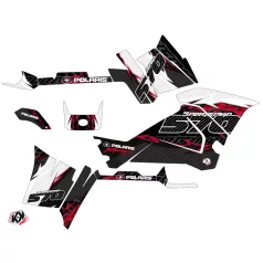   Karosszéria védő dekor matrica készlet Quad POLARIS Action Piros Széria