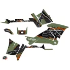 Karosszéria védő dekor matrica készlet Quad POLARIS Action Zöld Széria