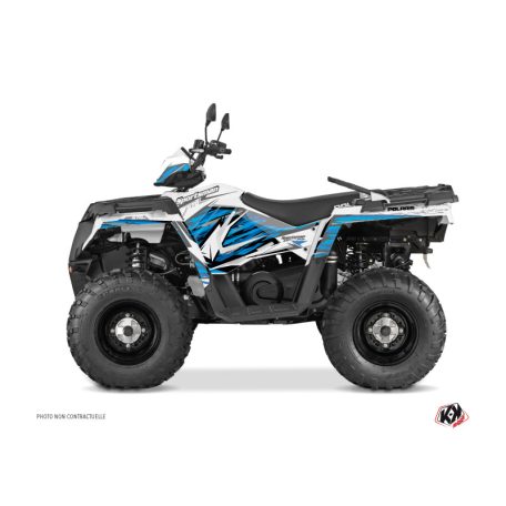 Karosszéria védő dekor matrica készlet Quad POLARIS Jungle Kék Széria