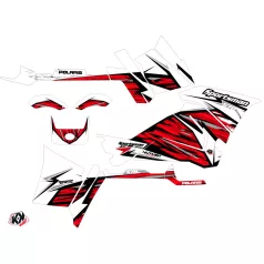   Karosszéria védő dekor matrica készlet Quad POLARIS Jungle Piros Széria