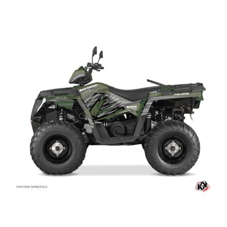 Karosszéria védő dekor matrica készlet Quad POLARIS Jungle Zöld Széria