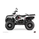 Karosszéria védő dekor matrica készlet Quad POLARIS Rock Fehér Széria