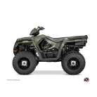 Karosszéria védő dekor matrica készlet Quad POLARIS Rock Zöld Széria
