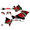   Karosszéria védő dekor matrica készlet Quad POLARIS Spin Piros Széria