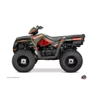 Karosszéria védő dekor matrica készlet Quad POLARIS Spin Piros Széria