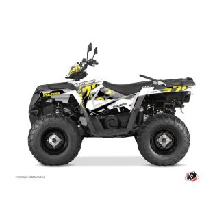   Karosszéria védő dekor matrica készlet Quad POLARIS Visor Sárga Széria