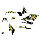 Karosszéria védő dekor matrica készlet Quad POLARIS Visor Sárga Széria