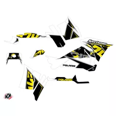   Karosszéria védő dekor matrica készlet Quad POLARIS Visor Sárga Széria