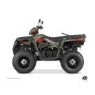 Karosszéria védő dekor matrica készlet Quad POLARIS Visor Zöld Széria