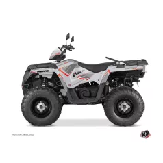   Karosszéria védő dekor matrica készlet Quad POLARIS Vintage polaris Szürke Széria