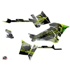 Karosszéria védő dekor matrica készlet Quad POLARIS Evil Szürke/Zöld Széria