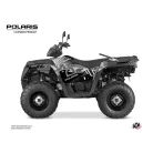 Karosszéria védő dekor matrica készlet Quad POLARIS Stun Szürke Széria