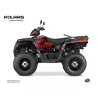 Karosszéria védő dekor matrica készlet Quad POLARIS Chaser Fekete Széria