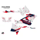 Karosszéria védő dekor matrica készlet Quad POLARIS Epik Fehér Széria