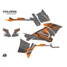 Karosszéria védő dekor matrica készlet Quad POLARIS Epik Szürke Széria
