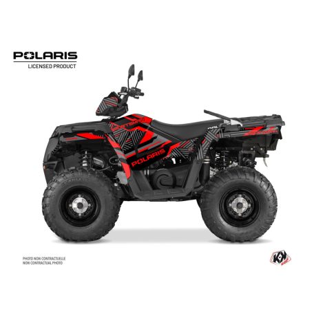 Karosszéria védő dekor matrica készlet Quad POLARIS Epik Fekete Széria