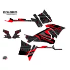 Karosszéria védő dekor matrica készlet Quad POLARIS Epik Fekete Széria
