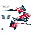 Karosszéria védő dekor matrica készlet Quad POLARIS Stun Fehér Széria